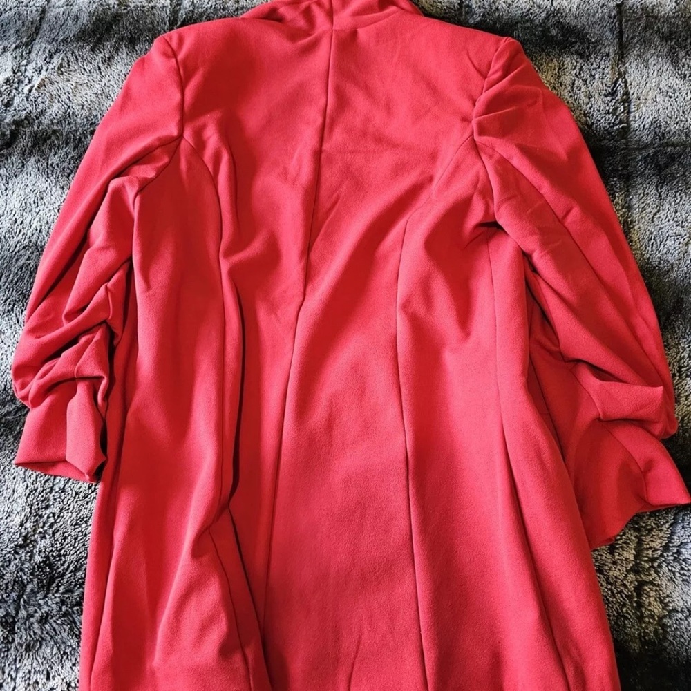 #25 Red Fashion Nova Blazer - Picture 3 of 4